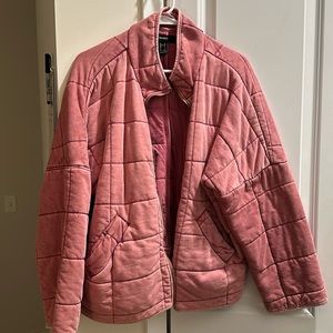 Forever 21 Pink Quilted Jacket